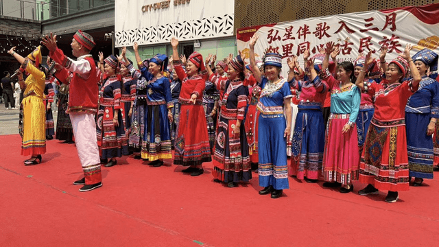 广西南宁良庆区弘良社区：开展三月三“弘星伴歌入三月 邻里同心话民族”特色活动